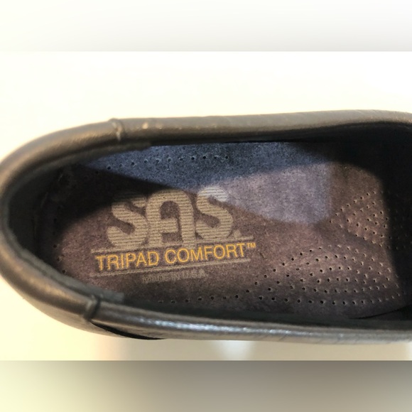 SAS Easier Slip on Loafer Women size 6.5 M, Leather Comfort, pewter color tripad - Picture 10 of 10